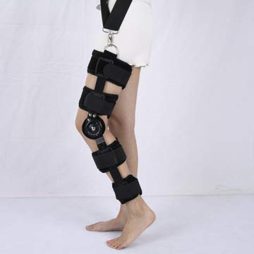 WANGXNCase Órtesis De Rodilla Rodillera Envuelta Después De Una Cirugía De Esguince, Extensión De La Rodillera, Soporte Articular Articulado, Adecuado para Artritis/LCA/Desgarro De Menisco