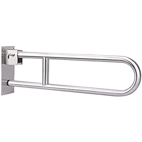 WANGXNCase Suministros para hoteles Resbalón Plegable de Soporte del Mango del Carril, en Forma de U del Carril de baño WC Caja apoyabrazos, Levante la manija de Ancianos niños discapacitados Soporte