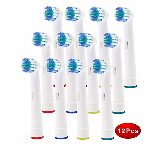WANGZHENZHEN SHUZHEN 12 × Cabezales de Pincel de reemplazo Ajuste para el Cepillo de Dientes eléctrico Oral-B Fit Advance Power/Pro Health/Triumph / 3D Excel/Vitality Precision Clean