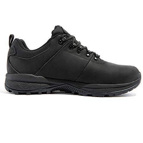 Wantdo Botas de Senderismo Impermeables para Hombre al Aire Libre Zapatillas de Moda Casual Ligero Zapatos de Nieve Transpirable Running Trekking Multideporte Negro 2020 44 EU