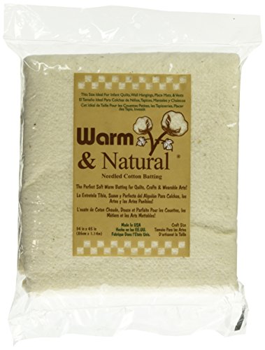 Warm Company Bateo de algodón cálido y natural, no aplicable, multicolor, 30.48 x 24.13 x 5.08 cm
