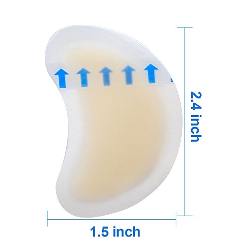 Welnove Apósitos Impermeables Ampollas, Gel Cuidado de Pies-14 uds Mediano Apósitos Hidrocoloides Callos