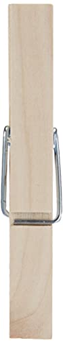 Wenko Pinzas para La Ropa, Madera, Marrón, 7x3x3 cm, 50 Unidades