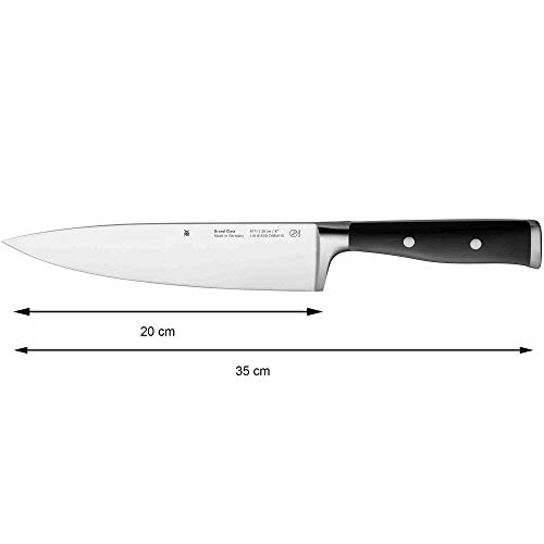 WMF Grand Class Juego 5 Cuchillos de Cocina, Acero Inoxidable, Negro, 5-Teilig