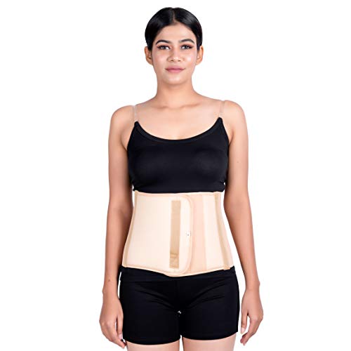 Wonder Care - Cinturón abdominal totalmente elástico carpeta después de la entrega de la sección C para las mujeres para el apoyo delgado vientre cintura recortadora quemador de grasa post-natal/operatorio recuperación de la faja de apoyo A-104 Medio