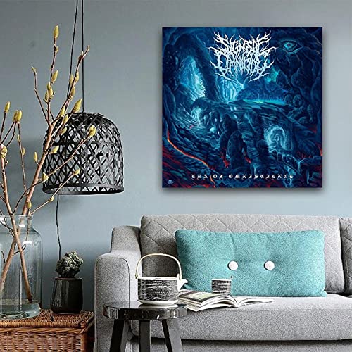 WPQL Póster de la era de Omniscience por Signs of Omnicida para pared, decoración del hogar, lienzo de 50 x 50 cm