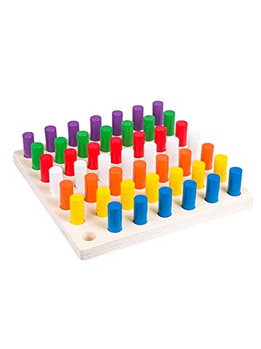 Wumudidi Bloques de Cilindros de mochilero Montessori, Herramientas educativas sensoriales Preescolar temprano de Juguetes Montessori para niños pequeños