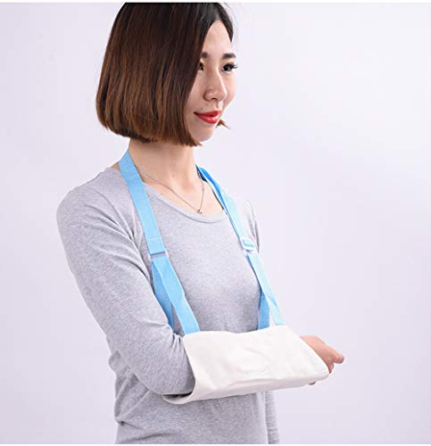 WYYZSS Cabestrillo Brazo, Hombro Ajustable Y Transpirable Inmovilizador De Muñeca Codo Fractura-Dislocación Lesiones Fijación Esguince Brazo Brace Fractura de Brazo de clavícula Respirable