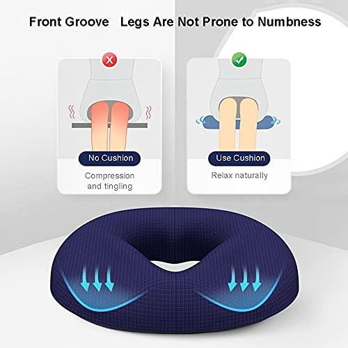 XLNB Cojín para Asiento De Oficina, Cojín para El Coxis para Hemorroides, Paño Magnético De Lujo, Cóccix, Próstata, Ciática, Embarazadas, úlceras De Decúbito,Men's