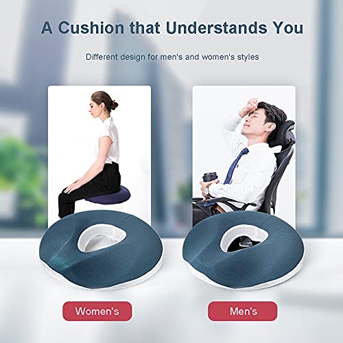 XLNB Cojín para Asiento De Oficina, Cojín para El Coxis para Hemorroides, Paño Magnético De Lujo, Cóccix, Próstata, Ciática, Embarazadas, úlceras De Decúbito,Men's