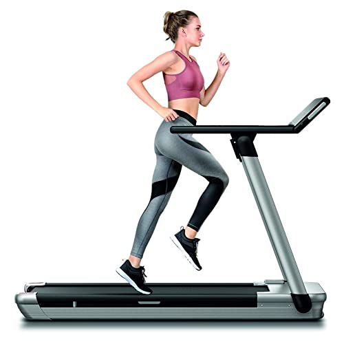 XTREM MAKER Cinta de Andar y Correr Eléctrica Plegable Xfit Ultra en Negro y Acero. Pantalla LCD. Pantalla Abatible. 12 Programas de Entrenamiento. Sistema de Seguridad. Sistema de Amortiguación