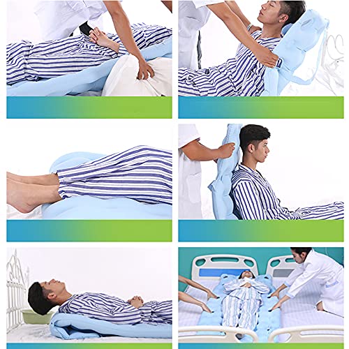 XYZCUP Colchón Anti-decúbito, Cojín antiescaras Inflación, Anti-decúbito Respirable Dar la Vuelta al Cuidado Ancianos discapacitados postrados en Cama prevenir el Dolor por presión Colchón