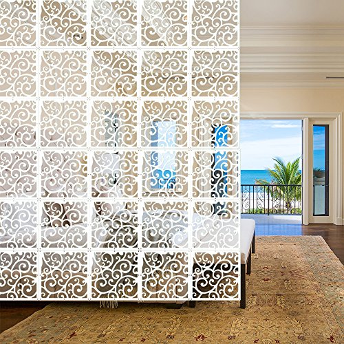 Y-Step 12 piezas colgando la pantalla del divisor de la habitación para el hogar Hotel Oficina Bar Decoración (patrón C)