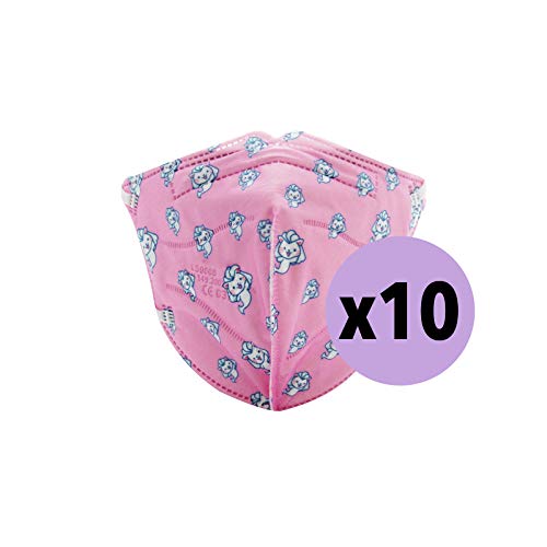 YIDA Pack 10 Mascarillas FFP2, Tamaño Pequeño, [Certificadas y Homologadas ] Desechables, 5 Capas. (M6)