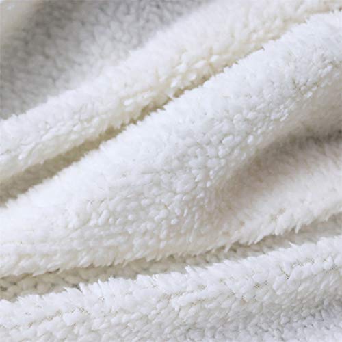 YOCASA Suave Oruga Tirar Manta,Doble Capa Grueso Manta Cielo Estrellado Impreso Tirar Manta Multifunción Tirar para Sofá Cama Piso Toalla De Playa G 150x130cm(59x51inch)