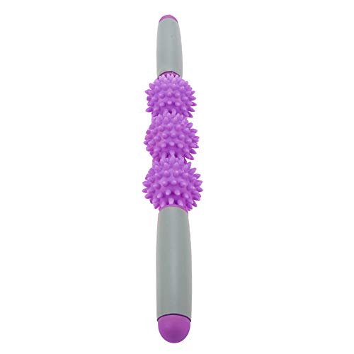Yoga Palo Músculo Rodillo Tejido Profundo Terapia de Masaje Físico Bola para Cuello Columna Vertebral Hombro Pierna Músculo Reduciendo Dolor Liberación de Tensión Calmante Miofascial