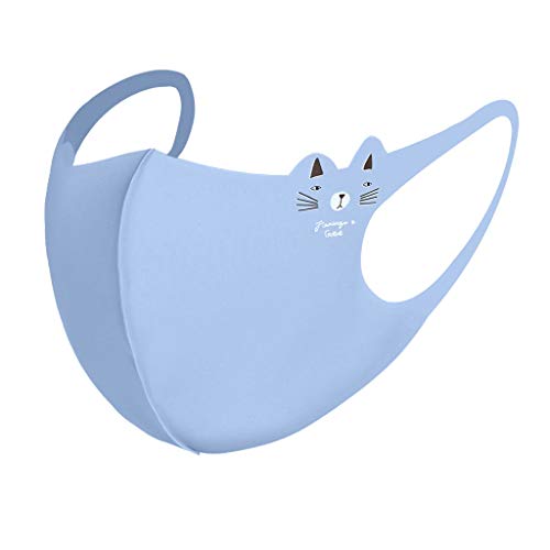 YpingLonk 1pc niños Protector de la Cara Moda Universal Lindo Dibujos Animados impresión Bandanas elásticas para Las niñas de los niños