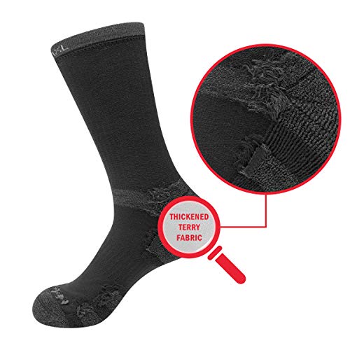 YUEDGE Calcetines Deportivos con Cojín Para Mujer, Calcetines Algodón Transpirable Caminar, Senderismo, Para Mujer Talla 39-42 (Pack de 5)