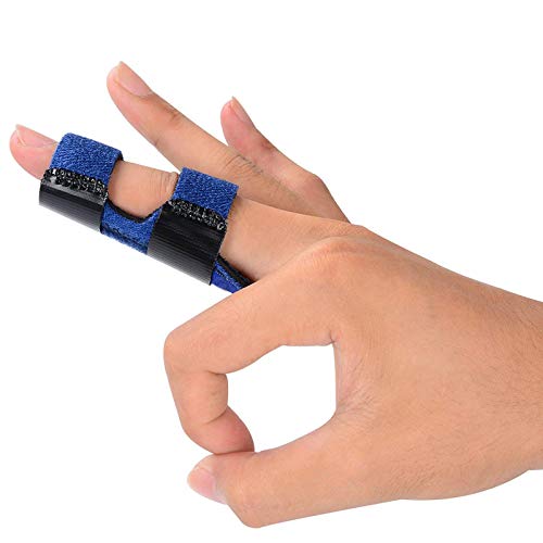 YUEMING 2 Piezas Férula del Dedo, Lanzamiento del Tendón del Dedo y Correa de Fijación del Alivio del Dolor con Ayuda de Aluminio Incorporada para Nudillos de Dedo Osteoartritis