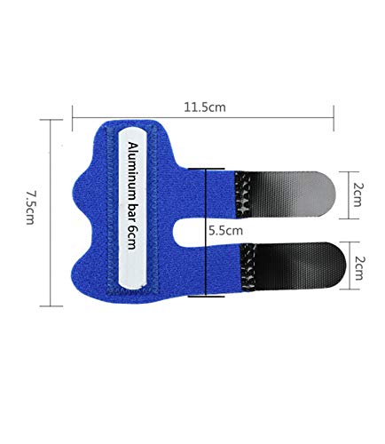 YUEMING 2 Piezas Férula del Dedo, Lanzamiento del Tendón del Dedo y Correa de Fijación del Alivio del Dolor con Ayuda de Aluminio Incorporada para Nudillos de Dedo Osteoartritis