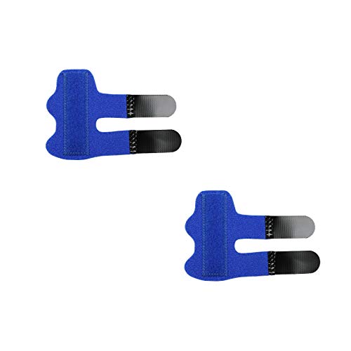 YUEMING 2 Piezas Férula del Dedo, Lanzamiento del Tendón del Dedo y Correa de Fijación del Alivio del Dolor con Ayuda de Aluminio Incorporada para Nudillos de Dedo Osteoartritis
