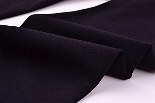 Yulaixuan para mujer 2 pares de pantimedias de longitud completa Reforzado 180 Denier entrepierna de mariposa Medias opacas Medias con patas (2 negro)