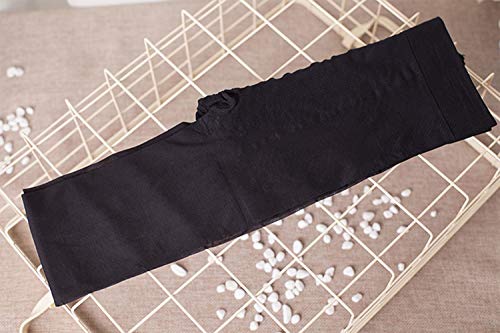 Yulaixuan para mujer 2 pares de pantimedias de longitud completa Reforzado 180 Denier entrepierna de mariposa Medias opacas Medias con patas (2 negro)