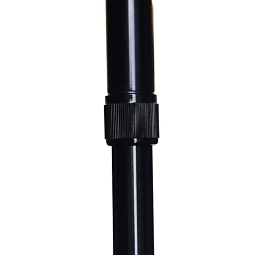 YXW Muletas de Aluminio Plegables con puños Abiertos, muletas de antebrazo Ajustables, bastón inglés de Viaje Ligero, para Altos 150-196 cm (2 Unidades)