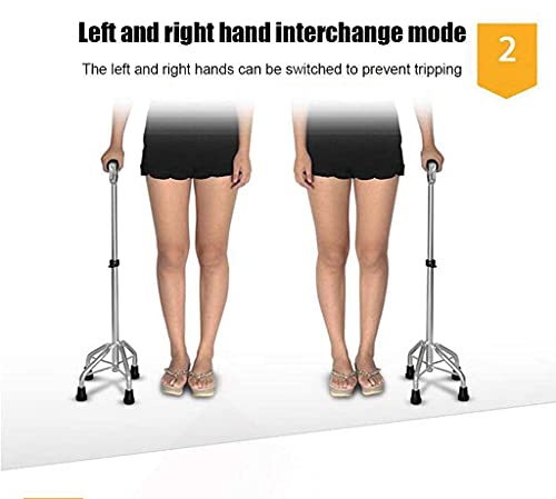 Z-SEAT Andadores para Personas Mayores Andador con Andador, bastón Ligero, Ajustable, Equilibrio, Ayuda a la Movilidad, accionamiento, muleta de Aluminio, Ultra Estable, Productos ortopéd