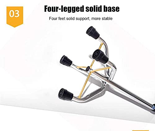 Z-SEAT Andadores para Personas Mayores Andador con Andador, bastón Ligero, Ajustable, Equilibrio, Ayuda a la Movilidad, accionamiento, muleta de Aluminio, Ultra Estable, Productos ortopéd