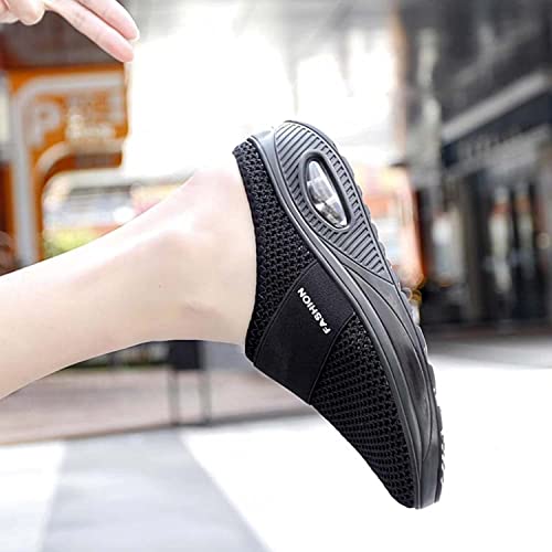 ZANLION Zapatos para Caminar con cojín de Aire sin Cordones, Zapatos ortopédicos para Caminar para diabéticos, Zapatos Informales y Transpirables (Grey,39)