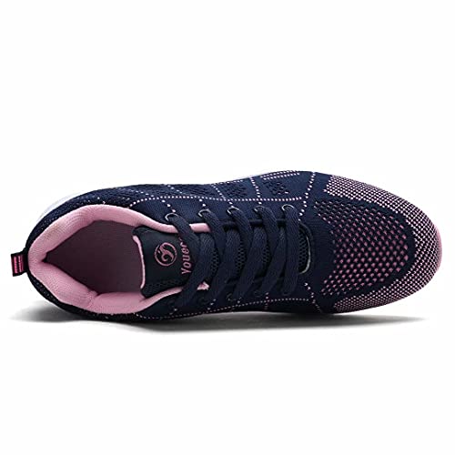 Zapatillas Deportivas Mujer Zapatos Casual Running Tenis Cómodas Ligeras Sneakers(Azul, EU 41)