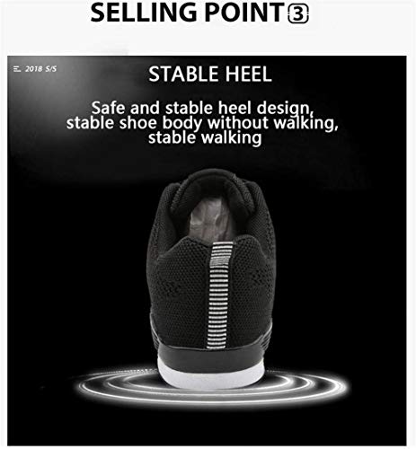 Zapatos de tacón Negativo Tipo K para Mujer Zapatos de corrección de Columna Lumbar para Hombres Zapatillas de Deporte para Adelgazar con Espalda Alta y Espalda Baja para aliviar el Dolor Fascit