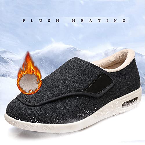 Zapatos para diabéticos para hombres Zapatos Zapatos para ancianos Zapatillas de deporte ligeras y transpirables para caminar Ancianos hinchados Pies vendados Zapatillas anchas transpirables