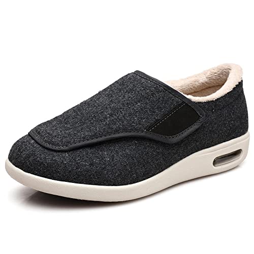 Zapatos para diabéticos para hombres Zapatos Zapatos para ancianos Zapatillas de deporte ligeras y transpirables para caminar Ancianos hinchados Pies vendados Zapatillas anchas transpirables