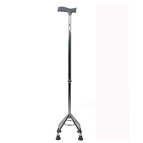 ZCXBHD Ayuda para Caminar con Una Muleta De Cuatro Patas Material De Aleación De Aluminio Altura Ajustable De 73 Cm A 96 Cm