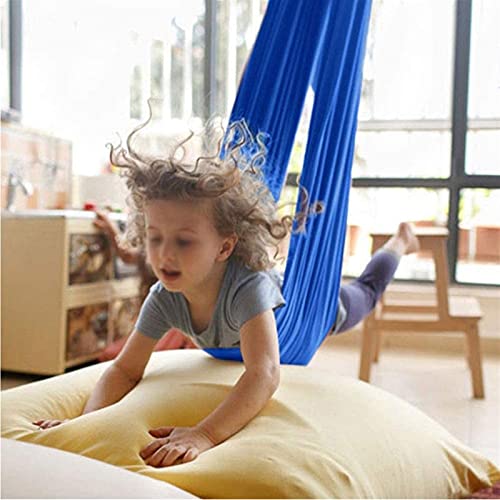ZCXBHD Columpio sensorial de doble capa para niños con autismo, TDAH, Aspergers | Asiento de columpio sensorial para una mejor integración sensorial en niños (hardware incluido)
