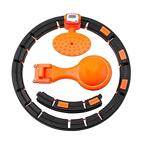 ZHANGJINYISHOP2016 Aros de Fitness Inteligentes para Abdomen Anillo de la Cintura Delgada Inteligente Auto-Spinning aro for Bajar de Peso, Ejercicio y Reducción de Peso Masaje Fitness 2 EN 1