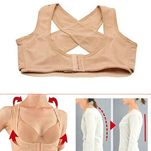 ZHBH Corrector de Postura Corrector de Postura Ajustable para Mujeres Cinturón de Soporte para la Espalda Ortesis Corrección de Postura Brace Rectificar la Postura Corsé Postura del Hombro Soport