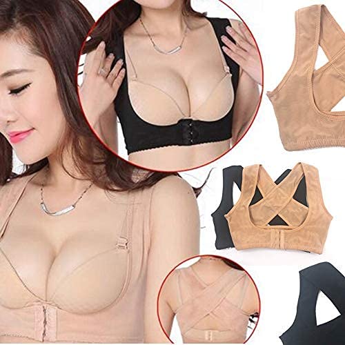 ZHBH Corrector de Postura Corrector de Postura Ajustable para Mujeres Cinturón de Soporte para la Espalda Ortesis Corrección de Postura Brace Rectificar la Postura Corsé Postura del Hombro Soport