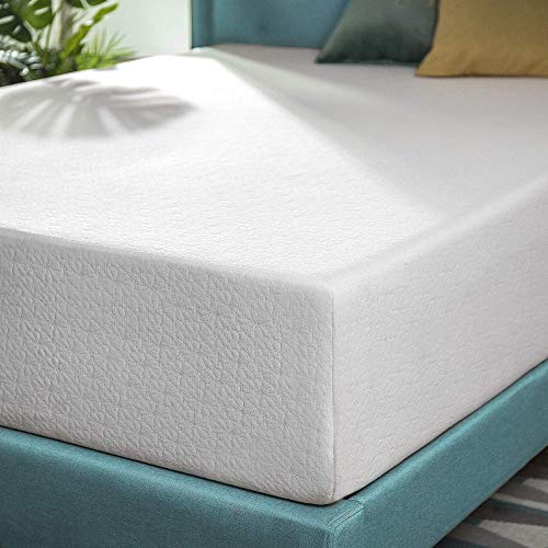 Zinus Colchón de Espuma viscoelástica con efecto memoria y capa Green Tea de 120x190x25cm, Certificación OEKO-TEX®