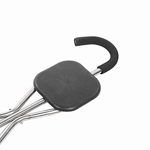 ZJchao Taburete de bastón Plegable de Acero Inoxidable, Taburete Silla de muleta Plegable portátil Bastón para Caminar de Altura Ajustable Utilizado para Ancianos y discapacitados(#1)