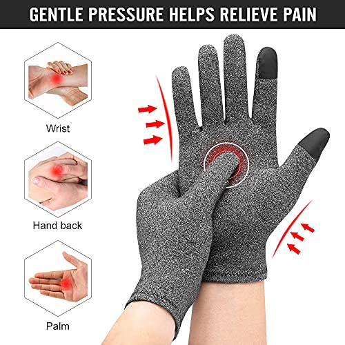Zwbfu Guantes de presión de Pantalla táctil Guantes de protección Deportivos de Entrenamiento físico Guantes de Invierno cálidos Guantes de Dedo Completo