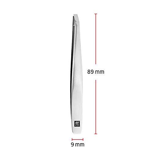Zwilling TWINOX - Pinza depilar en ángulo, acero inoxidable mate, 90 milímetros