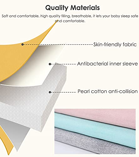 ZXXL Barandillas de la Cama Gris Riel de Cama para Niños Pequeños,Riel de Protección Lateral de Seguridad para El Hogar Ajustable para Cama Individual/Cama Doble,Valla de Cama Apilable Splicable