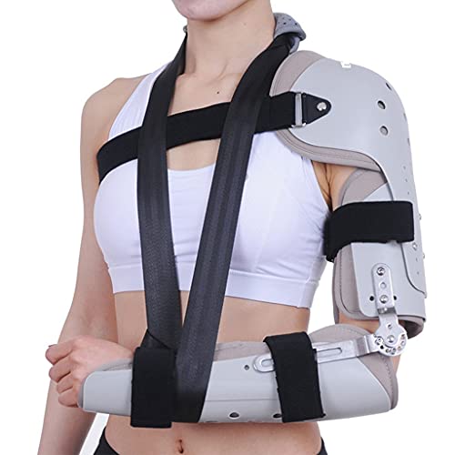 Zyxdk Ajustable con Bisagras Hombro Codo Ortopédico para Postoperatorio, Recuperación de Cirugía, Ligamento, Reparaciones de Tendones, Dislocación, Hombres Mujeres Derecha Izquierda (Color : Right)
