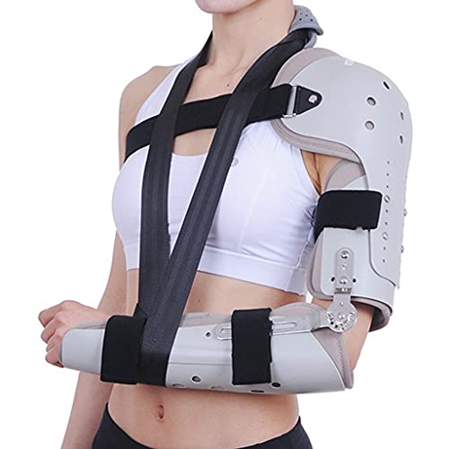 Zyxdk Ajustable con Bisagras Hombro Codo Ortopédico para Postoperatorio, Recuperación de Cirugía, Ligamento, Reparaciones de Tendones, Dislocación, Hombres Mujeres Derecha Izquierda (Color : Right)