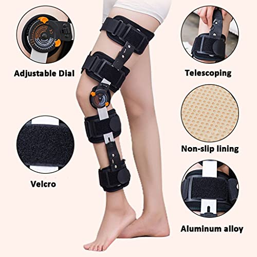 Zyxdk Post Operación Rodilleras para El Dolor de Rodilla, Apoyo a la Osteoartritis Férula de Inmovilización, Corrección de Rodilla Varo o Valgo, Ropa Cómoda