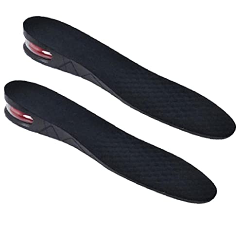1 Par 1-Capa Unisex Aumento De La Altura Plantilla Ortótica Kit Estiramiento del Zapato del Tacón del Zapato con Amortiguación Neumática Hombres Mujeres