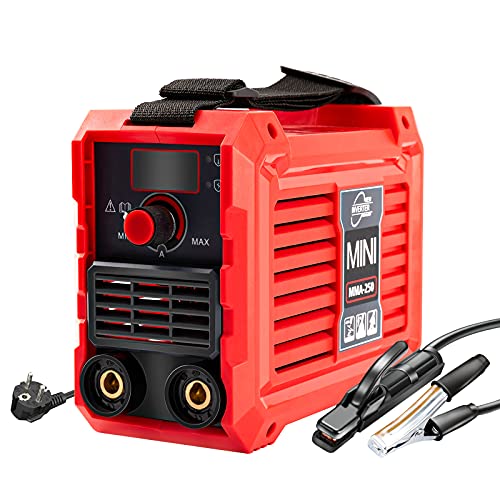 220 V Mini Soldador de arco de Soldador de Arranque en caliente 200 Amperios MMA, Pantalla digital LCD, máquina de Soldadura eléctrica con Soporte de electrodo Pinza trabajo adaptador de alimentación